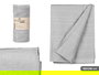 Giftdecor Manta Multiusos Ever Rayas Gris, 180 x 240 cm, Algodón y Poliéster, Tamaño Extragrande (Set de 9)