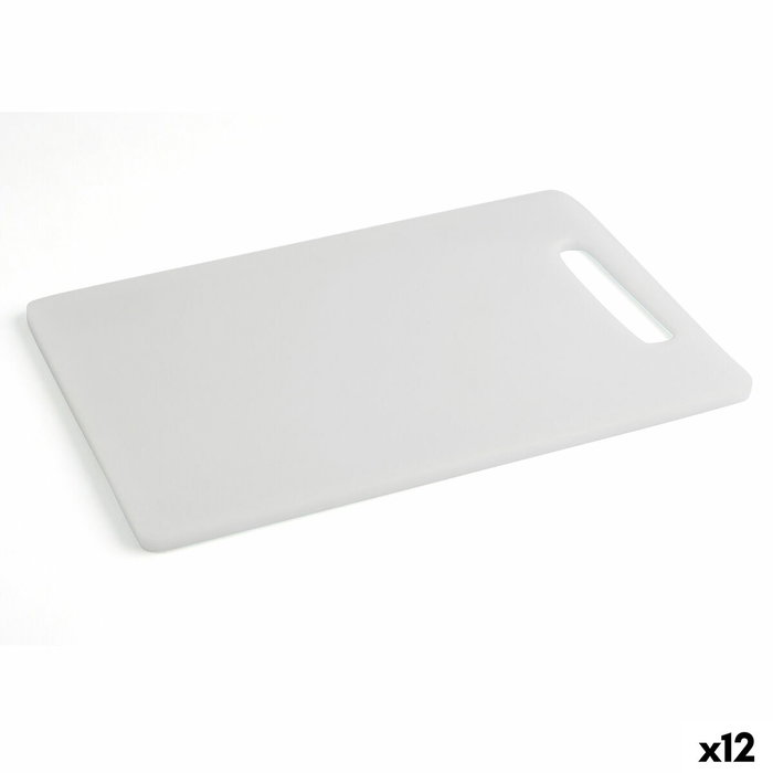 Quid Tabla de Corte Renova Polipropileno 41,2x28x1 cm (12 Unidades) Blanco
