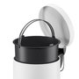 Hailo Selekta S cubo de basura redondo blanco mate 5L
