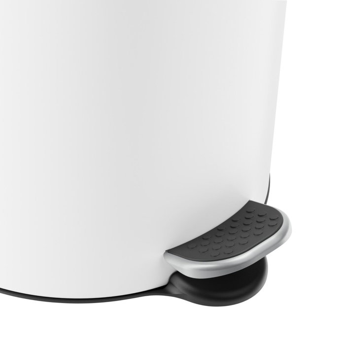 Hailo Selekta S cubo de basura redondo blanco mate 5L Hailo Selekta S cubo de basura redondo blanco mate 5L