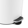 Hailo Selekta S cubo de basura redondo blanco mate 5L
