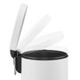 Hailo Selekta S cubo de basura redondo blanco mate 5L