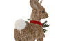 DKD Home Decor Figura Navidad Reno Alpina Natural Porexpan Fibra 15 x 38 x 22 cm (2 Unidades)