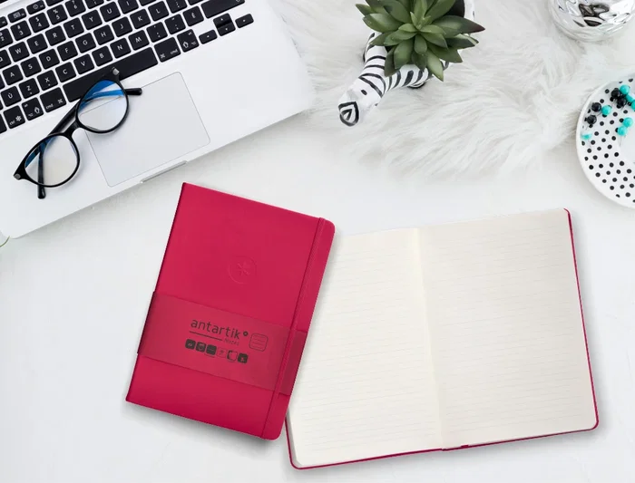 Antartik Cuaderno Antartik Notes Tapa Dura A5 Hojas Rayas Burdeos 100 Hojas 80 gr FSC