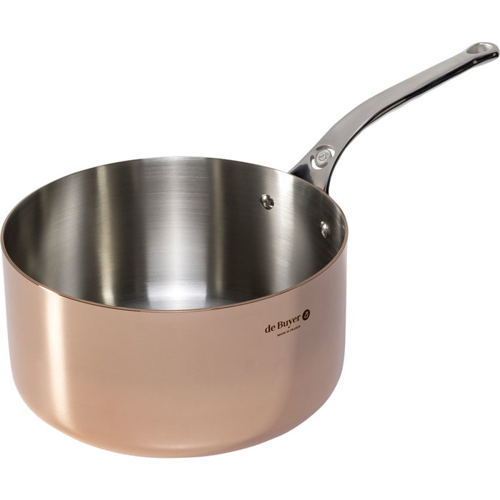 De Buyer Prima Matera Casserole de cobre y acero de 24 cm