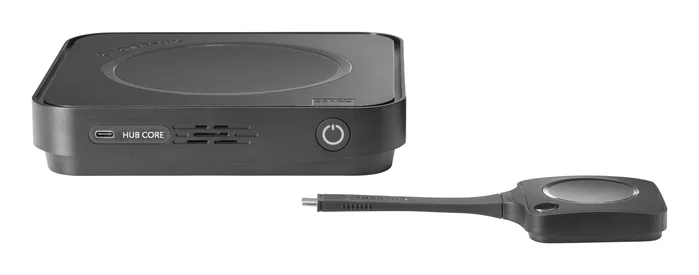 Barco ClickShare Hub Core con 1 ClickShare Button USB-C