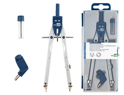 Liderpapel Compás Micrométrico con Adaptador Liderpapel Compás Micrométrico con Adaptador
