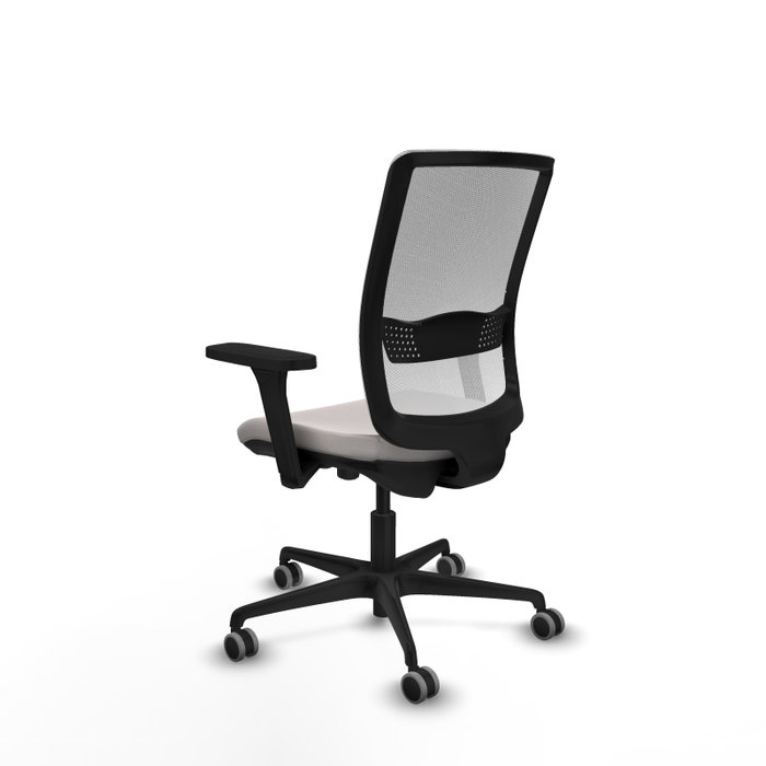 PIQUERAS Y CRESPO Silla de oficina Haches Blanca con mecanismo Sincro/Traslack PIQUERAS Y CRESPO Silla de oficina Haches Blanca con mecanismo Sincro/Traslack