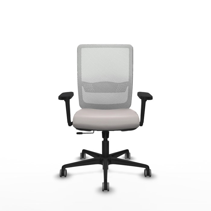 PIQUERAS Y CRESPO Silla de oficina Haches Blanca con mecanismo Sincro/Traslack PIQUERAS Y CRESPO Silla de oficina Haches Blanca con mecanismo Sincro/Traslack