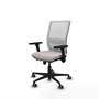 PIQUERAS Y CRESPO Silla de oficina Haches Blanca con mecanismo Sincro/Traslack