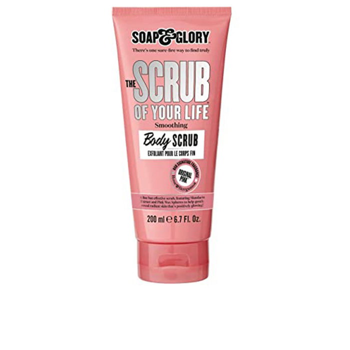Soap & Glory The Scrub of Your Life Body Buffer - Exfoliante corporal reparador e hidratante para pieles ásperas - 200 ml Soap & Glory The Scrub of Your Life Body Buffer - Exfoliante corporal reparador e hidratante para pieles ásperas - 200 ml