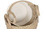 DKD Home Decor Cesta Crema Natural Fibra Algodon Set 3 Piezas 28x32x28 cm