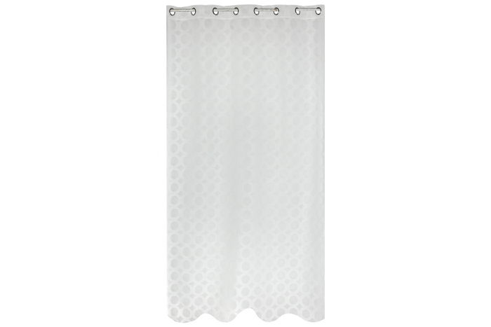 Cortina DKD Home Decor Blanco 260 x 140 cm (2 Unidades)