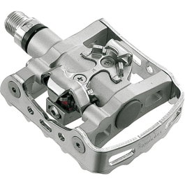 Shimano PD-M324 Pedales SPD Doble Cara Aluminio Plataforma y Calas Incluidas