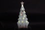 DKD Home Decor Árbol Navidad Beige 6 x 40 x 19 cm (6 Unidades) - Poliester, MDF, LED