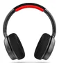 Energy Sistem Power Sport - Auriculares Deportivos Diadema Bluetooth 5.3 y Alámbricos, 50h Batería, IPX5, Radio FM, Lector MP3 MicroSD, Almohadillas Intercambiables, Negro y Rojo