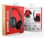 Energy Sistem Power Sport - Auriculares Deportivos Diadema Bluetooth 5.3 y Alámbricos, 50h Batería, IPX5, Radio FM, Lector MP3 MicroSD, Almohadillas Intercambiables, Negro y Rojo