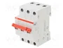 ABB Interruptor de aislamiento SHD200 de 3 polos, 63A, 415VAC