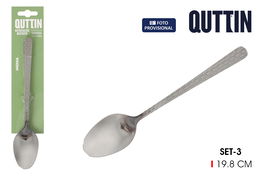 Inde Set 3 Cucharas de Mesa 2 mm "Moma" (12 Cajas)