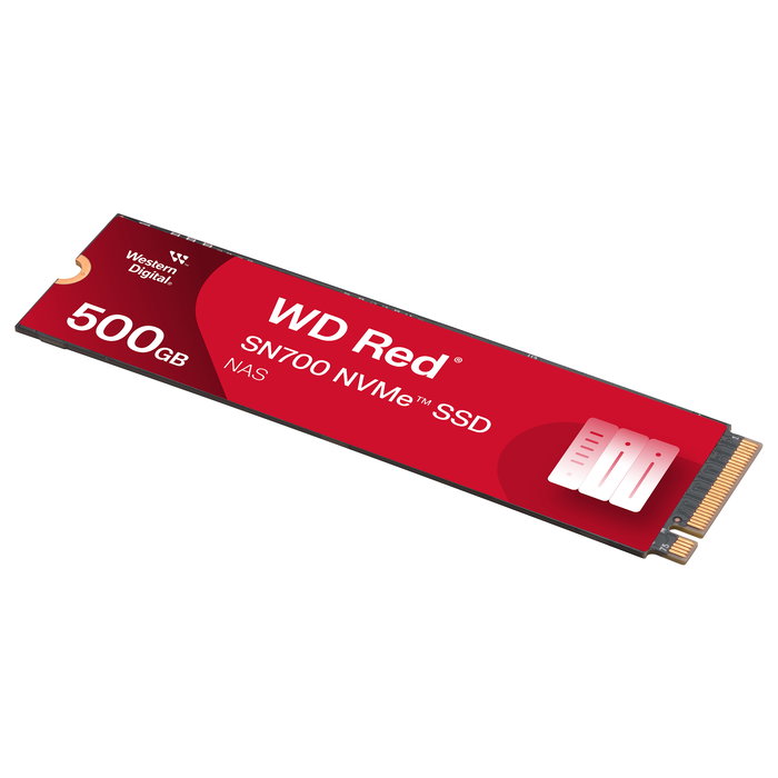 Western Digital WD Red SN700 NVMe SSD M.2 500GB PCIe 3.0 x4, 3430 MB/s Lectura, para NAS