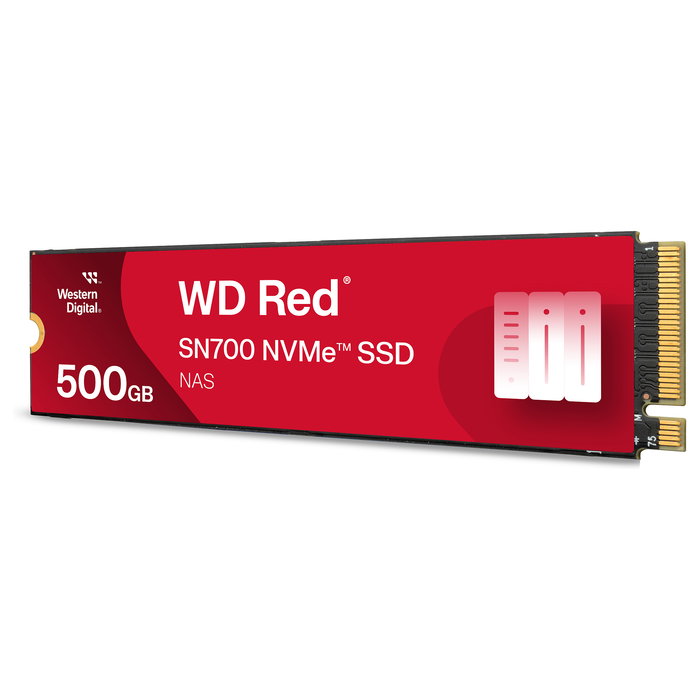 Western Digital WD Red SN700 NVMe SSD M.2 500GB PCIe 3.0 x4, 3430 MB/s Lectura, para NAS