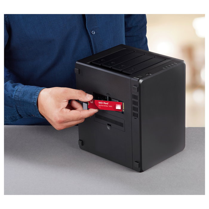 Western Digital WD Red SN700 NVMe SSD M.2 500GB PCIe 3.0 x4, 3430 MB/s Lectura, para NAS