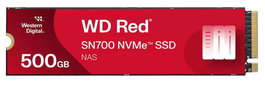 Western Digital WD Red SN700 500 GB SSD M.2 NVMe PCIe 3.0 - Lectura 3430 MB/s, Escritura 2600 MB/s para NAS