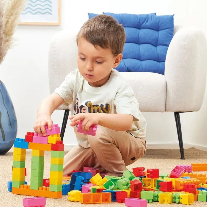 Ecoiffier Bolsa Tubo Brick - Abrick - 50 Piezas - A Partir de 18 Meses