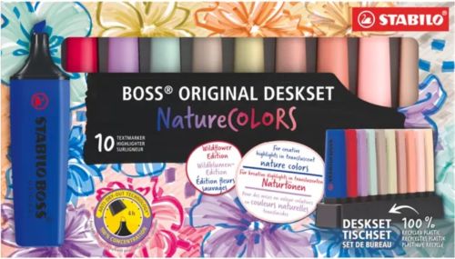 Stabilo Boss Original NatureColors Wildflower Edition Set de Escritorio 10 Unidades