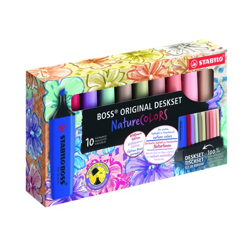 Stabilo Boss Original NatureColors Wildflower Edition Set de Escritorio 10 Unidades
