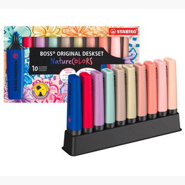 Stabilo Boss Original NatureColors Wildflower Edition Set de Escritorio 10 Unidades