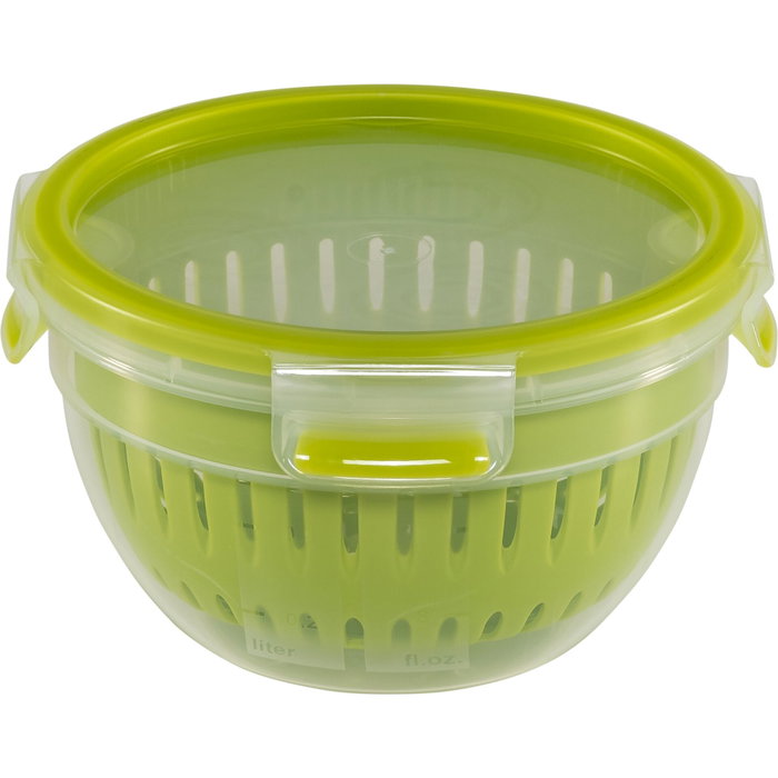 Emsa Clip & Go Fruit Bowl 1,1 L con inserto de colador Emsa Clip & Go Fruit Bowl 1,1 L con inserto de colador