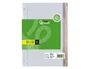 Liderpapel Recambio A4 250 Hojas 90gr Cuadro 4mm Con Margen 4 Taladros