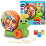 V-Tech Caracol Colores y Figuras 80-572222 Juguete de Arrastre con Actividades Interactivas para +12 meses