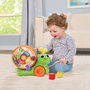 V-Tech Caracol Colores y Figuras 80-572222 Juguete de Arrastre con Actividades Interactivas para +12 meses
