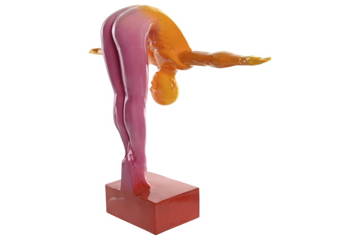 DKD Home Decor Figura de Resina Atleta Multicolor