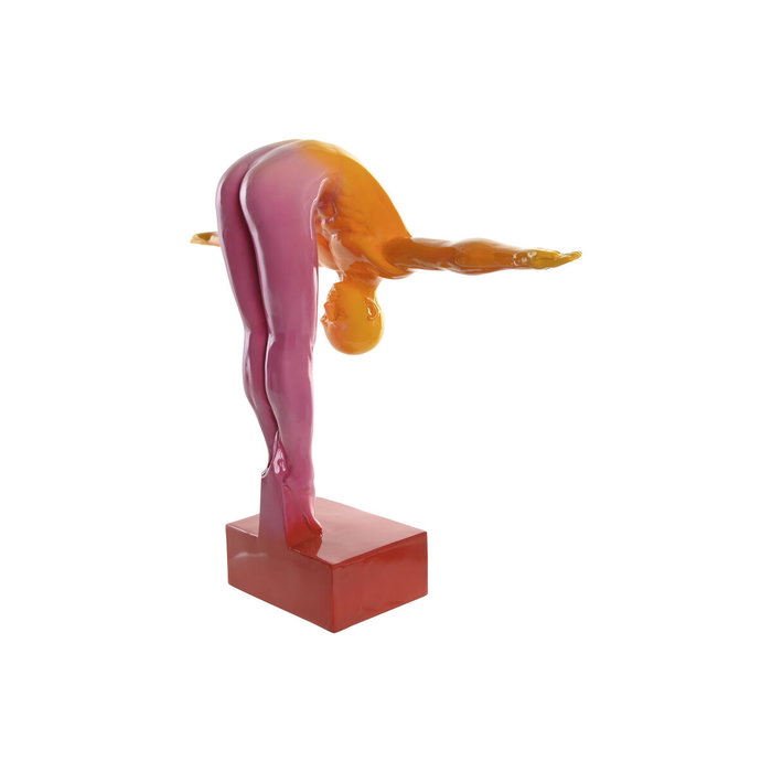 DKD Home Decor Figura de Resina Atleta Multicolor