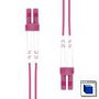 Garbot Cable de Fibra Óptica OM3 LC/LC-PC Aqua 5.0m