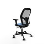 PIQUERAS Y CRESPO Silla de oficina Jorquera Azul cielo y Gris