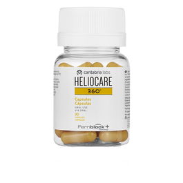 Heliocare HELIOCARE 360 oral cápsulas 30 u - Fotoprotección oral desde el interior para todo tipo de pieles, con Fernblock®+, vitaminas y prebióticos