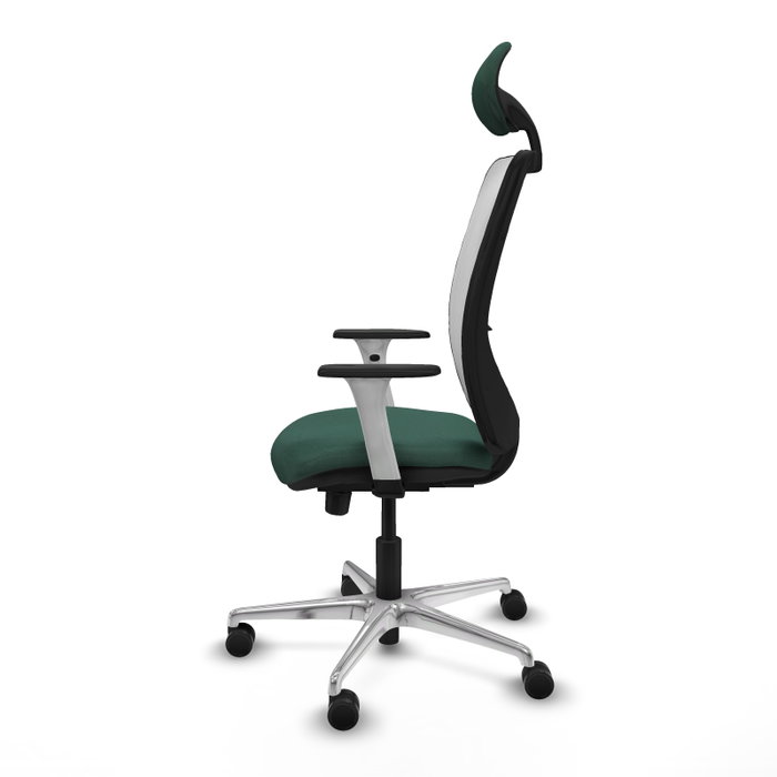 PIQUERAS Y CRESPO Silla de oficina Zulema con Mecanismo Sincro/Traslack Verde botella y Blanco PIQUERAS Y CRESPO Silla de oficina Zulema con Mecanismo Sincro/Traslack Verde botella y Blanco