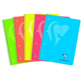 Bloc Clairefontaine Mimesys Polipropileno Microperforado A4+ 120H 5X5 90G (Set de 5)