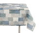 Kinvara Mantel Loneta Antimanchas 140x180 cm Azulejo Azul (Set de 6)