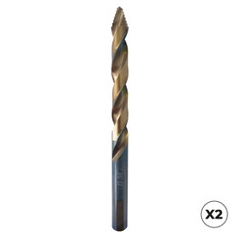 Bluemaster Broca DIN338 HSS-CO Stepcut Ø9,00 mm con punta escalonada para tubos y superficies curvas