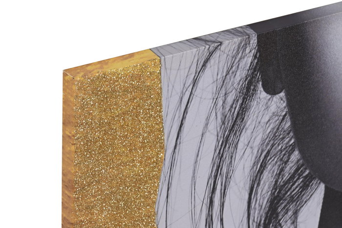 DKD Home Decor Cuadro Lienzo MDF 80x40 cm con Purpurina, Pack de 2 DKD Home Decor Cuadro Lienzo MDF 80x40 cm con Purpurina, Pack de 2