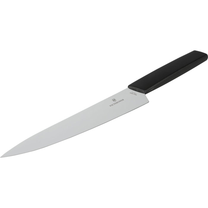 Victorinox Swiss Modern Carving Set de 2 piezas en negro con cuchillo de 22 cm y tenedor de 15 cm Victorinox Swiss Modern Carving Set de 2 piezas en negro con cuchillo de 22 cm y tenedor de 15 cm