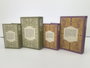 DKD Home Decor Set de 2 Cajas para Libros Floral