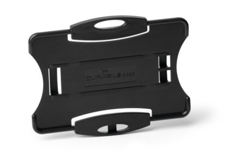 Identificador Durable Eco Rigido Para 1 Tarjeta De Identificacion O Pase De Seguridad Negro Paquete De 10 Identificador Durable Eco Rigido Para 1 Tarjeta De Identificacion O Pase De Seguridad Negro Paquete De 10