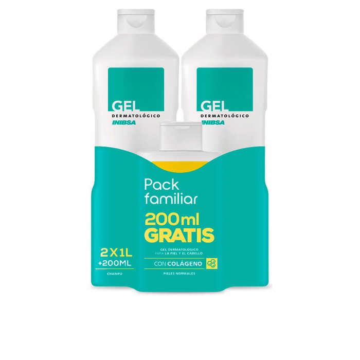 INIBSA Pack de 2 Geles + Champú 200ml
