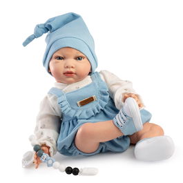 Muñecas Guca Muñeco Reborn Bruno 10279 42cm Cuerpo de Tela y Extremidades de Goma Pintado a Mano